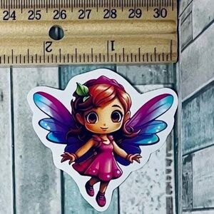 🌀10/$10🌀 Fairy Reusable Waterproof Vinyl Sticker Decal